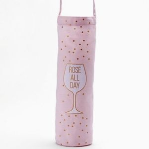 LC Lauren Conrad Wine Tote "Rose All Day"